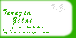 terezia zilai business card